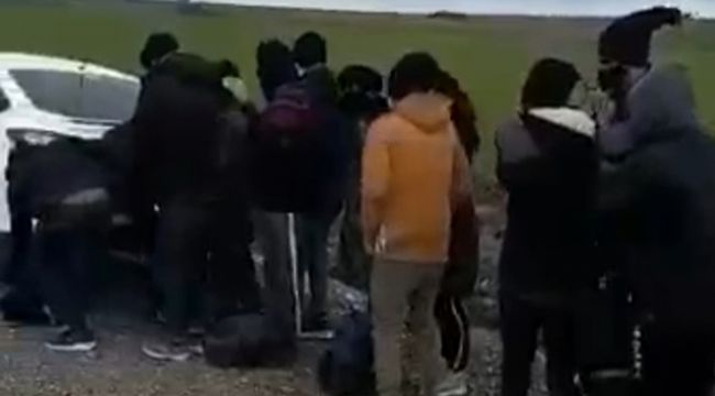 Tekirdağ'da 14 düzensiz göçmen yakalandı