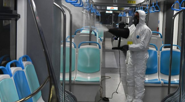 TOPLU ULAŞIM ARAÇLARINA GÜN BOYU DEZENFEKSİYON
