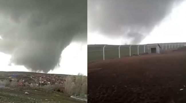 Yozgat'ta dev hortum