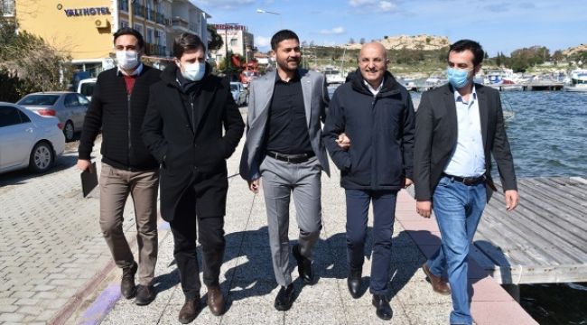 YÜCEL VE POLAT'TAN FOÇA ZİYARETİ