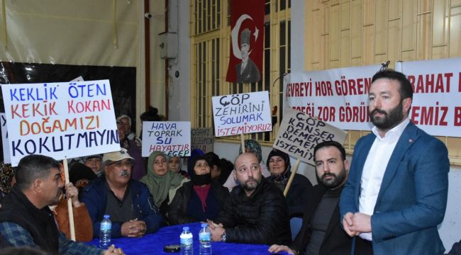 AK PARTİ MENDERES'TEN SOYER'E ÇÖP TESİSİ ÇIKIŞI