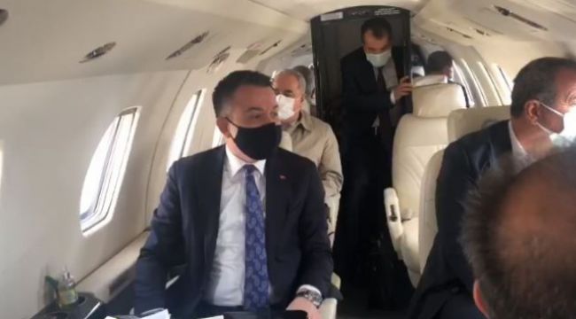 Bakan Pakdemirli'nin uçağı arızalandı