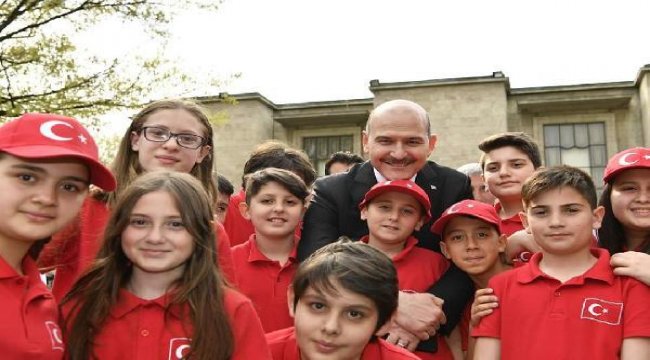 Bakan Soylu'dan '23 Nisan' mesajı