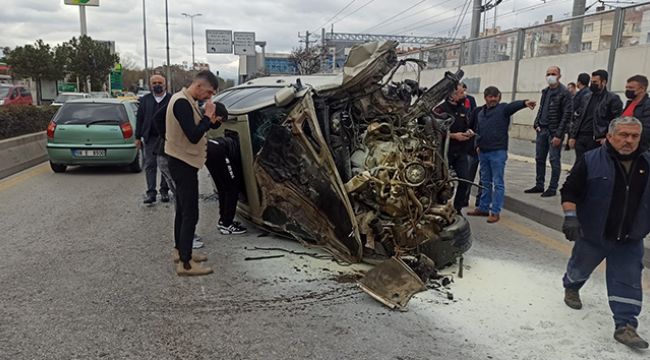 Başkent'te trafik kazası