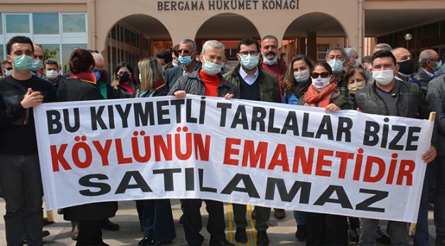 BERGAMA'DA VERİMLİ TARIM ARAZİLERİ SATIŞA ÇIKARILDI