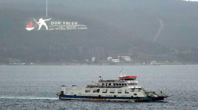 Bozcaada'ya bazı feribot seferleri iptal edildi