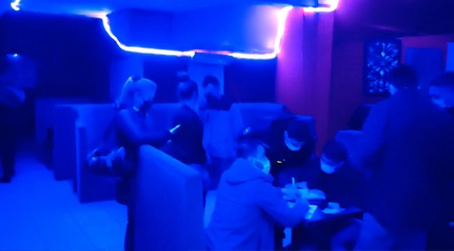Bursa'da kaçak meyhaneye baskın