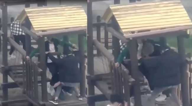 Bursa&#039;da &#039;pes dedirten&#039; görüntü