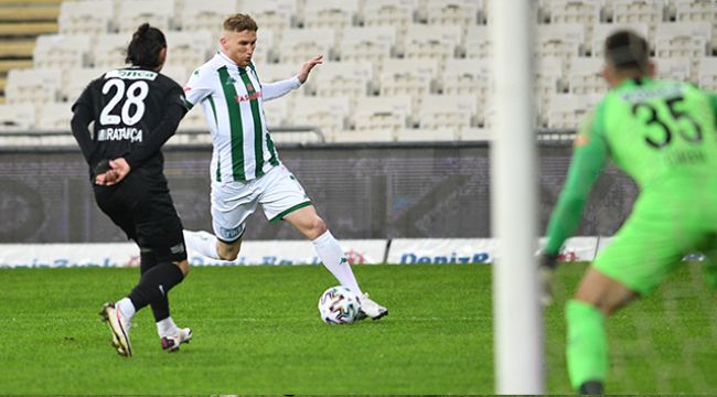 Bursaspor 11 maçta yine 13 puan topladı