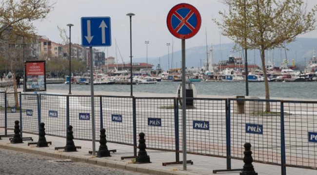 Çanakkale'de park ve sahiller kapatıldı