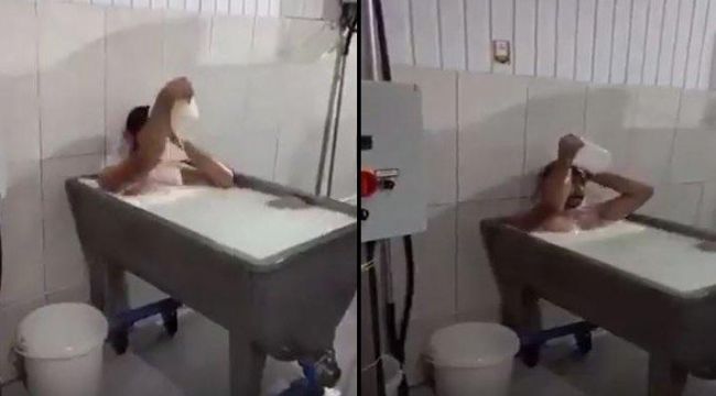 Dava başladı, süt kazanında banyo yapan işçiler kendilerini böyle savundu