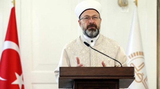 Diyanet İşleri Başkanı Erbaş'tan 'zekat' açıklaması