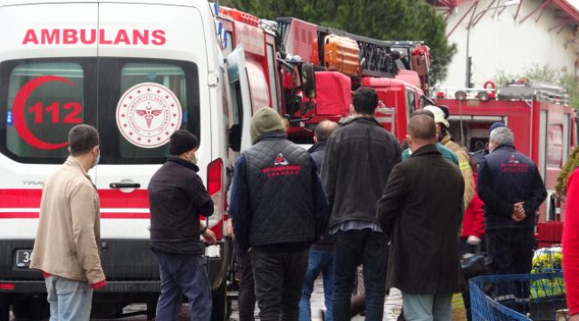 Fabrikada tiner kazanı patladı