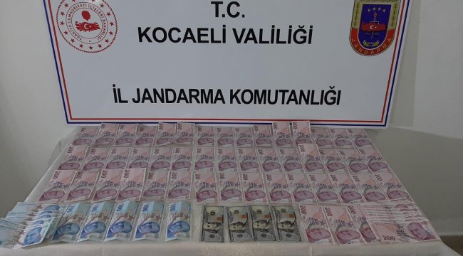Gebze'de motosikletli, sahte para ile yakalandı