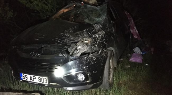 Giresun'da trafik kazası