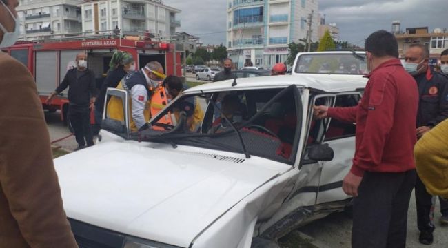 Göz göre göre gelen kazada faciadan dönüldü