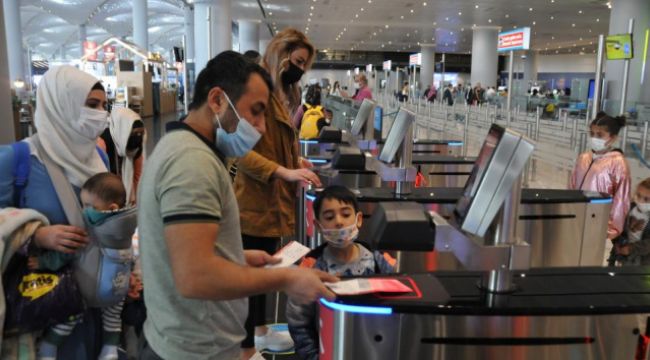 İstanbul Havalimanı'nda tam kapanma yoğunluğu