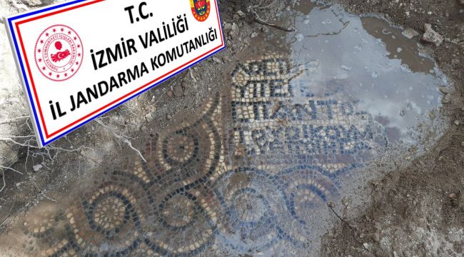 İZMİR'DE KAÇAK KAZI OPERASYONU