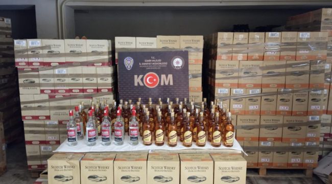 İZMİR'DE KAÇAKÇILIK OPERASYONLARI