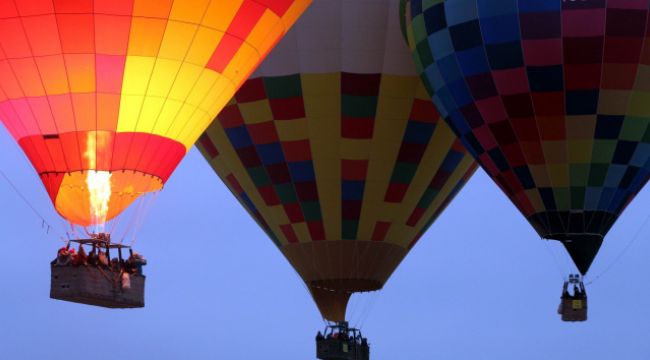 Kapadokya'da balon turları 3 gündür yapılamıyor