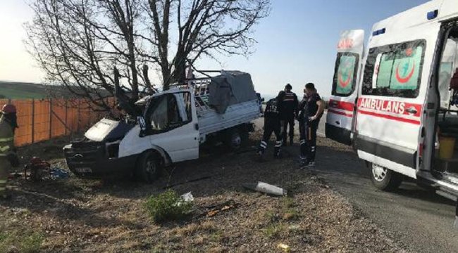 Kırıkkale'de feci kaza!