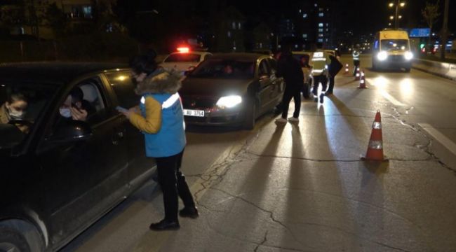 Kırıkkale'de gece yarısı HES kodu denetimi
