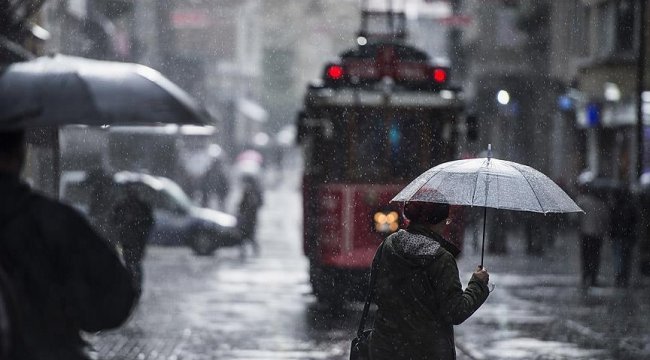 Marmara Bölgesi'nde aralıklı ve gök gürültülü sağanak bekleniyor