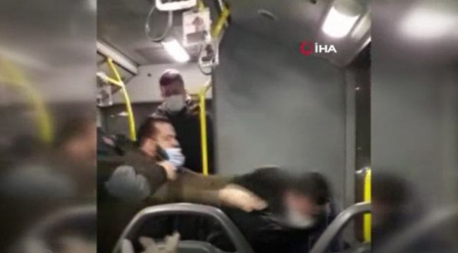 Metrobüste genç kadına taciz iddiası