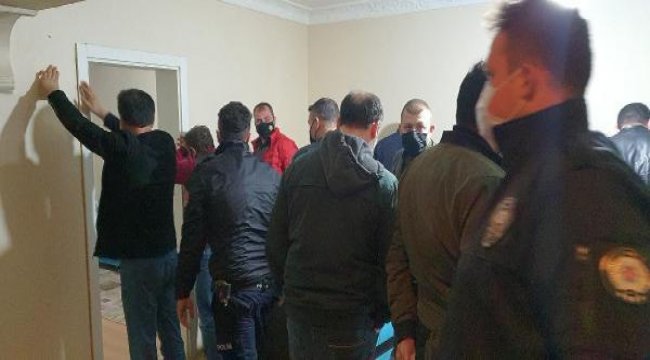 Polis baskın yaptı, boş dairelerde yakalandılar