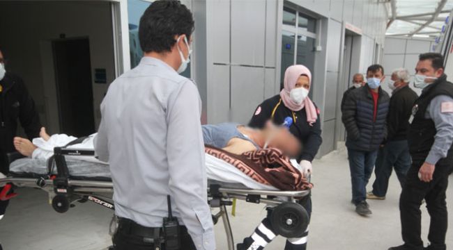 Sobadan sızan gazdan zehirlenen çift hastaneye kaldırıldı