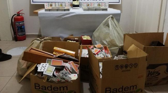 Sorgun'da kahvehanede kumar oynayan 12 kişiye ceza kesildi
