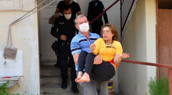 Uyuşturucu krizine girdi, eşyaları kırıp kendini banyoya kilitledi