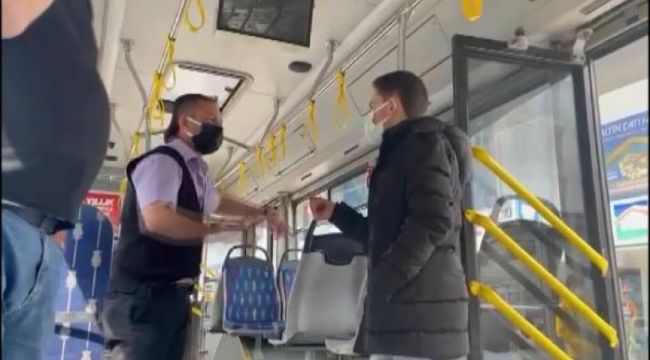 Yolcu şoförü darp etmeye çalıştı