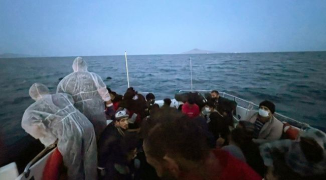 27 düzensiz göçmen kurtarıldı