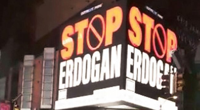ABD'de Erdoğan'a hakaret içeren billboardlar için harekete geçildi