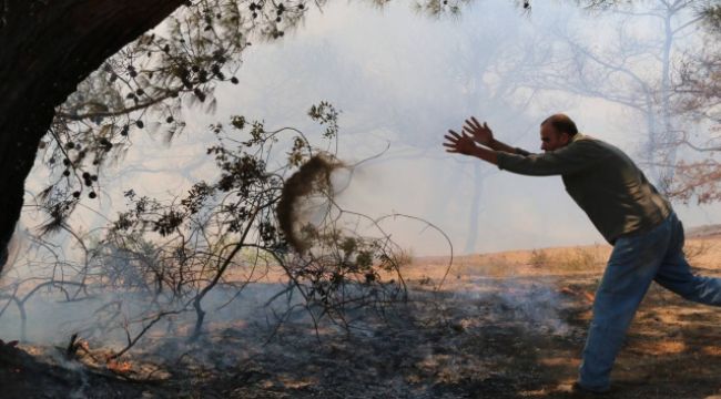 Antalya'da korkutan orman yangını