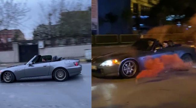 Ataşehir'de drift yapan trafik magandasına 6 bin 700 TL ceza