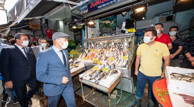 BAŞKAN SOYER KEMERALTI ESNAFIYLA BULUŞTU