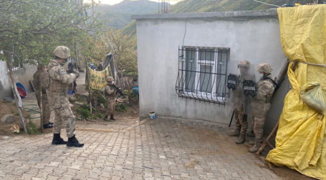 Bitlis merkezli terör operasyonu