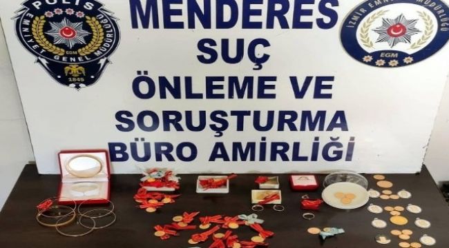 ÇANTAYA ALTIN YERİNE TAŞ KOYDU, YAKALANDILAR