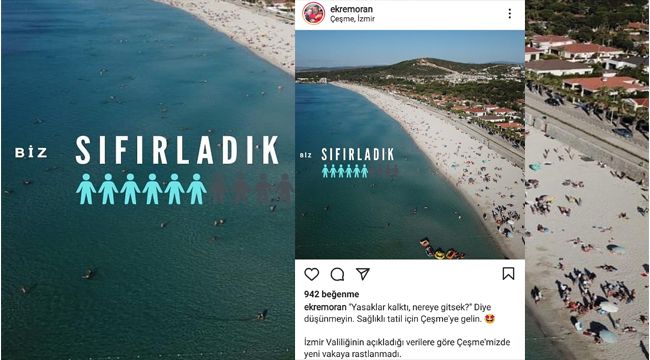 ÇEŞME'DE SIFIR VAKA
