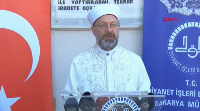 Diyanet İşleri Başkanı Ali Erbaş'tan İsrail'e çok sert tepki