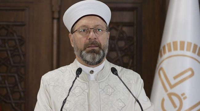 Erbaş&#039;tan, İsrail&#039;in Mescid-i Aksa&#039;ya saldırılarına ilişkin paylaşım