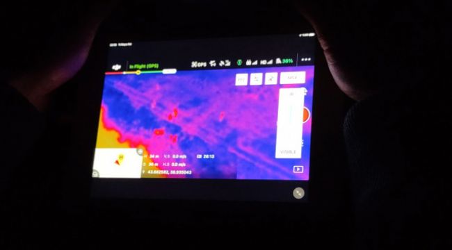 Jandarmadan kaçak balık avcılarına ‘Termal dronelu' takip
