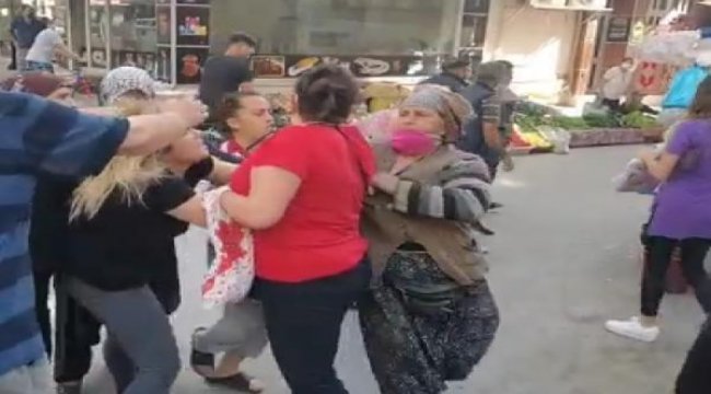 Kaldırımda yer kavgası