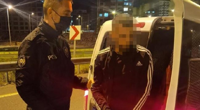 Kayseri'de polisten kaçan ehliyetsiz sürücüye ceza