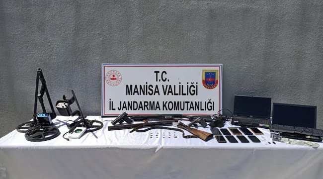 Manisa'da 'tarihi eser' operasyonu: 8 gözaltı