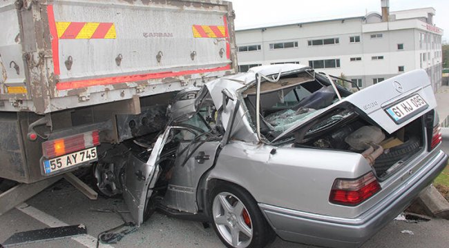 Ordu'da korkunç trafik kazası