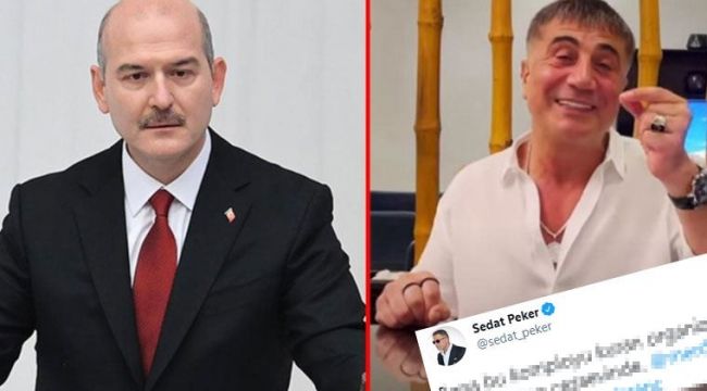 Sedat Peker'den, 'Soylu' açıklaması