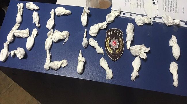 ŞÜPHELİ ŞAHISTAN UYUŞTURUCU ÇIKTI